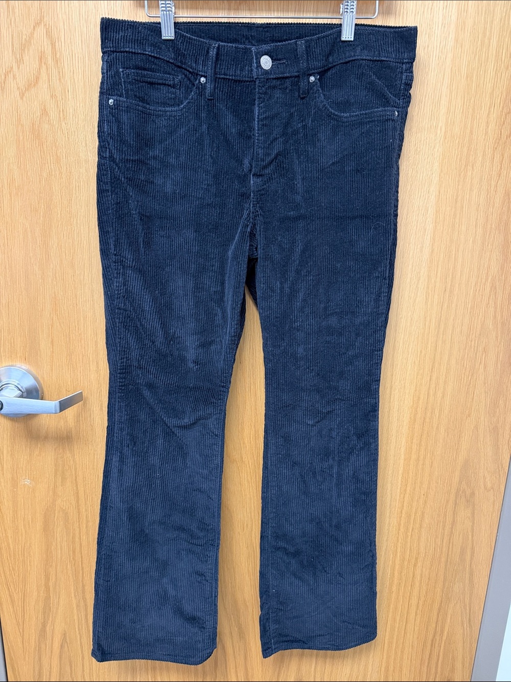 Levis Black Corduroy Flare Leg or Boot Cut Pants